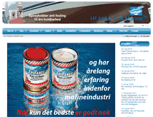 Tablet Screenshot of hfmarine.dk